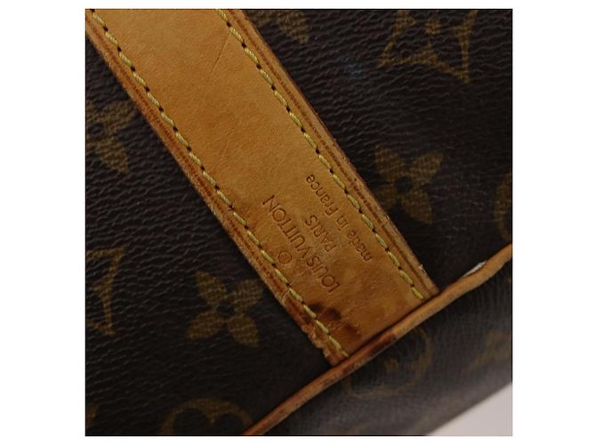 LOUIS VUITTON Monogram Keepall Bandouliere 55 Borsa Boston M41414 LV Auth bs35765 Monogramma - vista 18