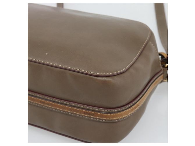 Chloé Borsa a Spalla Chloe in Pelle Marrone Oro Auth BA14006 D'oro - vista 12