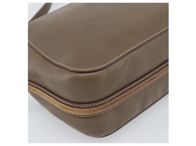 Chloé Borsa a Spalla Chloe in Pelle Marrone Oro Auth BA14006 D'oro - vista 13