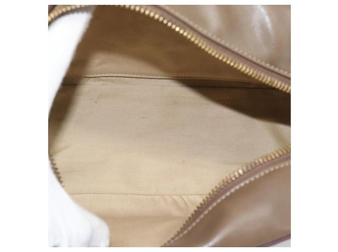 Chloé Borsa a Spalla Chloe in Pelle Marrone Oro Auth BA14006 D'oro - vista 17