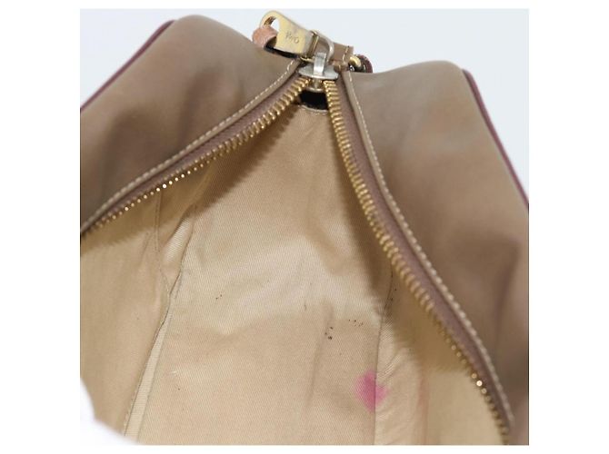 Chloé Borsa a Spalla Chloe in Pelle Marrone Oro Auth BA14006 D'oro - vista 18