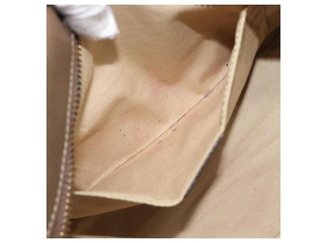 Chloé Borsa a Spalla Chloe in Pelle Marrone Oro Auth BA14006 D'oro - vista 20