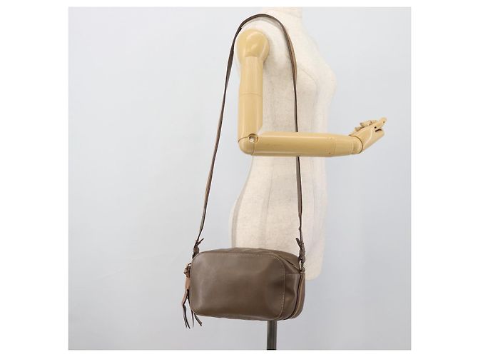 Chloé Borsa a Spalla Chloe in Pelle Marrone Oro Auth BA14006 D'oro - vista 22