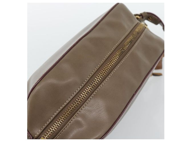 Chloé Borsa a Spalla Chloe in Pelle Marrone Oro Auth BA14006 D'oro - vista 6