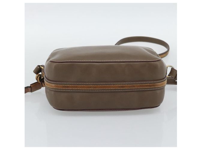 Chloé Borsa a Spalla Chloe in Pelle Marrone Oro Auth BA14006 D'oro - vista 9