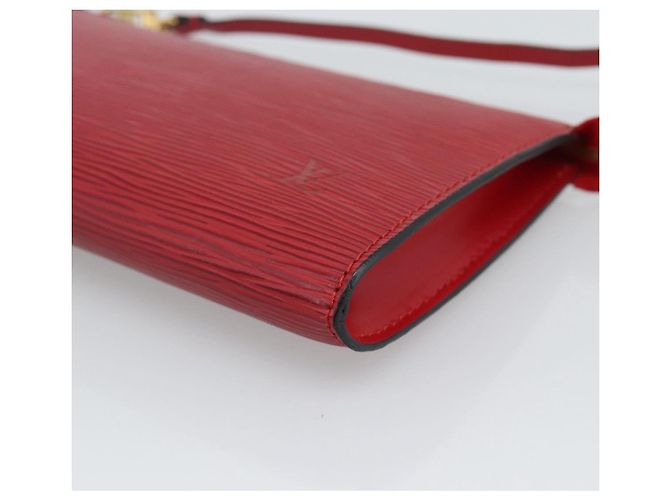 LOUIS VUITTON Epi Pochette Accessoires Pochette Rossa M52947 LV Auth 187289A - vista 14