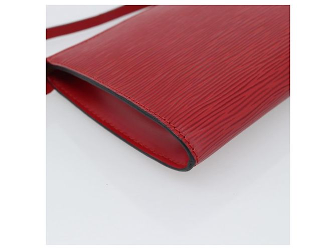 LOUIS VUITTON Epi Pochette Accessoires Pochette Rossa M52947 LV Auth 187289A - vista 17