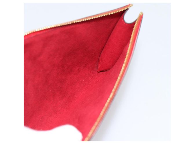 LOUIS VUITTON Epi Pochette Accessoires Pochette Rossa M52947 LV Auth 187289A - vista 19