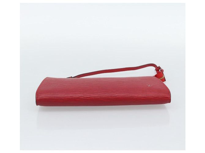 LOUIS VUITTON Epi Pochette Accessoires Pochette Rossa M52947 LV Auth 187289A - vista 5