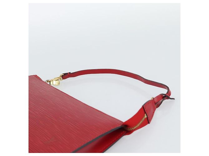 LOUIS VUITTON Epi Pochette Accessoires Pochette Rossa M52947 LV Auth 187289A - vista 8