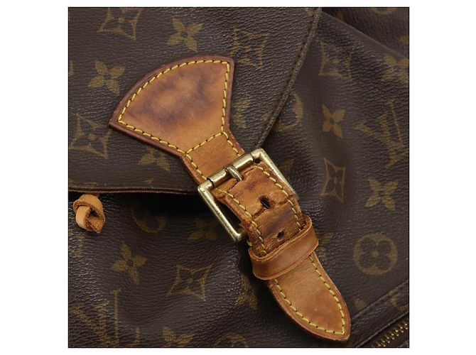 Zaino LOUIS VUITTON Monogram Montsouris GM M51135 LV Auth 189603 Monogramma - vista 21