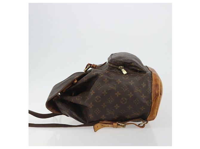 Zaino LOUIS VUITTON Monogram Montsouris GM M51135 LV Auth 189603 Monogramma - vista 4