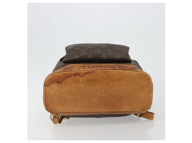 Zaino LOUIS VUITTON Monogram Montsouris GM M51135 LV Auth 189603 Monogramma - vista 5