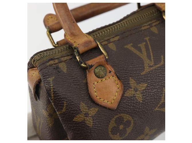 LOUIS VUITTON Monogram Mini Speedy Handtasche Vintage M41534 LV Auth 190879 Monogramm - Ansicht 11