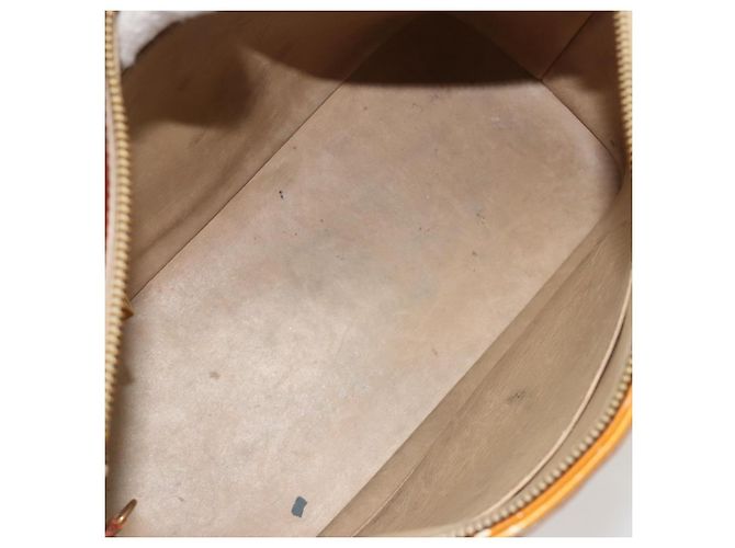 LOUIS VUITTON Borsa Monogram Vernis Houston Beige M91004 LV Auth BA13970 - vista 11