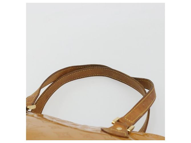 LOUIS VUITTON Borsa Monogram Vernis Houston Beige M91004 LV Auth BA13970 - vista 14