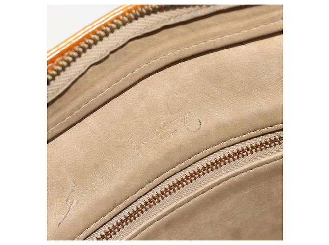 LOUIS VUITTON Borsa Monogram Vernis Houston Beige M91004 LV Auth BA13970 - vista 21