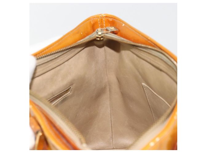 LOUIS VUITTON Borsa Monogram Vernis Houston Beige M91004 LV Auth BA13970 - vista 22