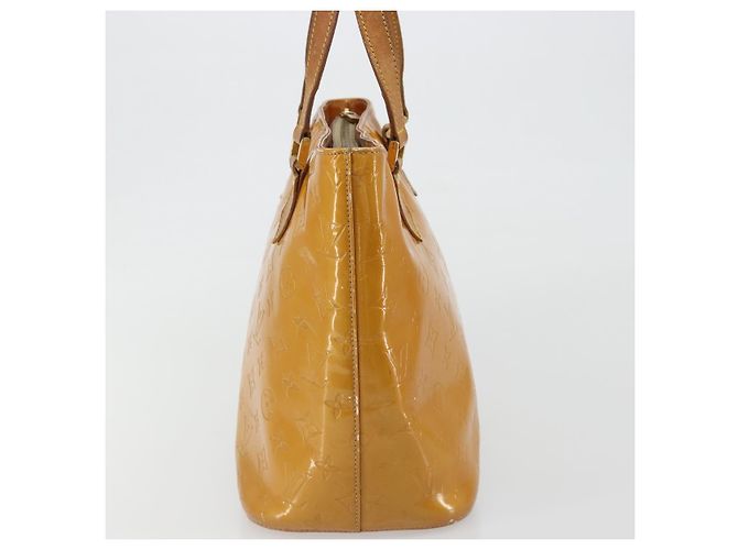 LOUIS VUITTON Borsa Monogram Vernis Houston Beige M91004 LV Auth BA13970 - vista 3