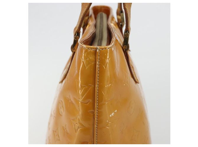 LOUIS VUITTON Borsa Monogram Vernis Houston Beige M91004 LV Auth BA13970 - vista 5