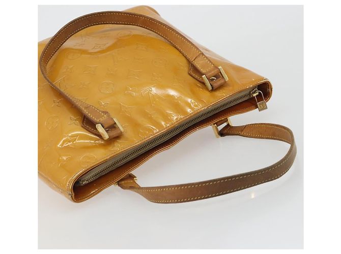 LOUIS VUITTON Borsa Monogram Vernis Houston Beige M91004 LV Auth BA13970 - vista 8