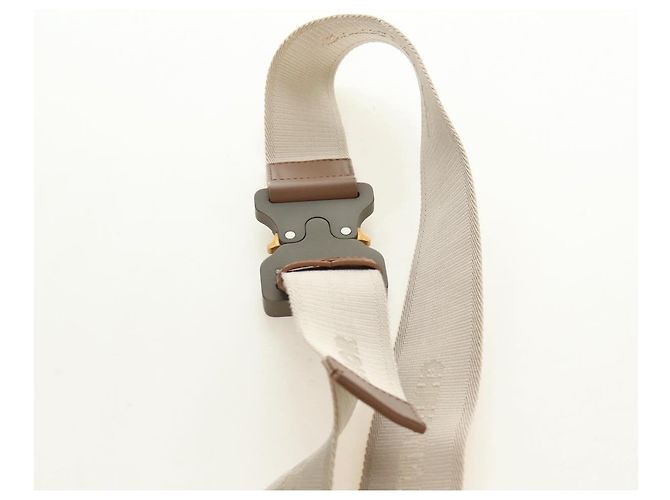 Borsa Saddle in tela Trotter Christian Dior Cactus Jack Beige Auth 190528M Argento - vista 11