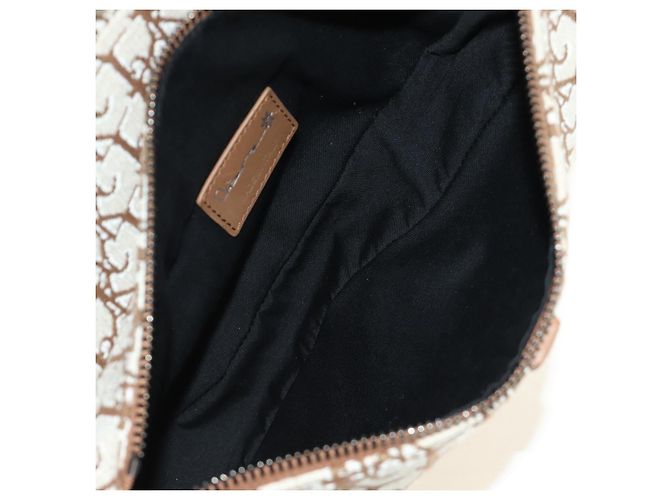 Borsa Saddle in tela Trotter Christian Dior Cactus Jack Beige Auth 190528M Argento - vista 20
