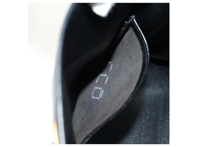 Hermès BORSA HERMES Kelly 32 in pelle Box Calf 2way Nero Oro Auth 190133SM D'oro - vista 28