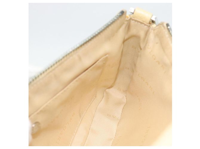 Bulgari Borsa a Spalla BVLGARI Logo Mania Beige Argento Autentica BA13903 - vista 18