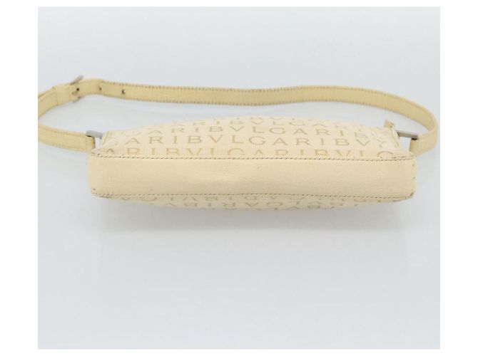 Bulgari Borsa a Spalla BVLGARI Logo Mania Beige Argento Autentica BA13903 - vista 9
