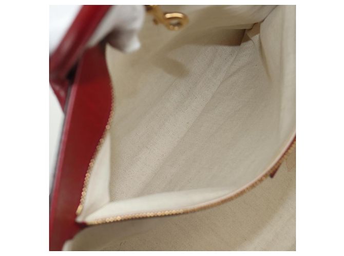 GUCCI GUCCI Ѓ~ Doraemon Micro GG Supreme Bag PVC 2way Beige 653952 Auth 190041M D'oro - vista 26