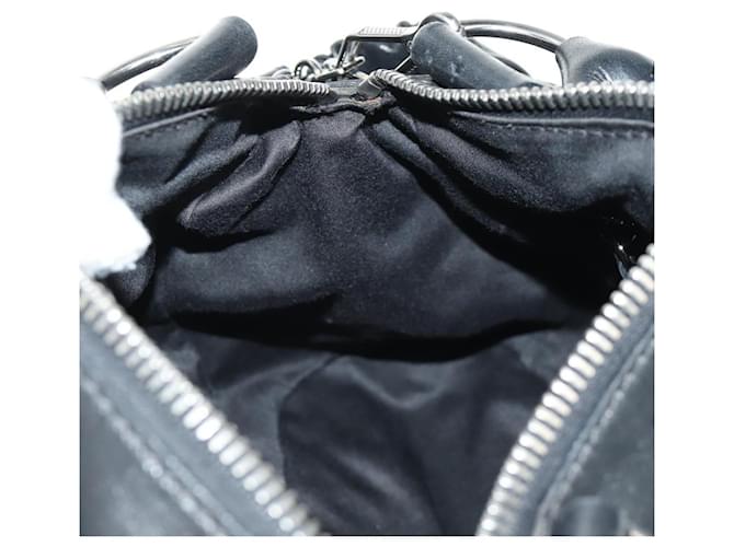 Borsa Miu Miu in pelle 2way nera argento Auth BA13790V Nero - vista 23