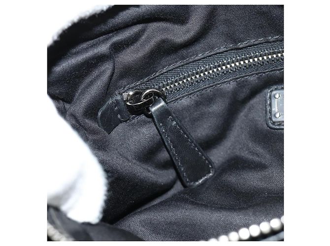 Borsa Miu Miu in pelle 2way nera argento Auth BA13790V Nero - vista 24