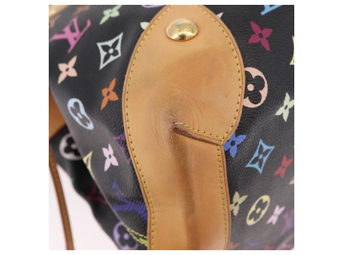 LOUIS VUITTON Borsa Tote Ursula Monogram Multicolor Black M40124 LV Auth ka5202V Nero - vista 10
