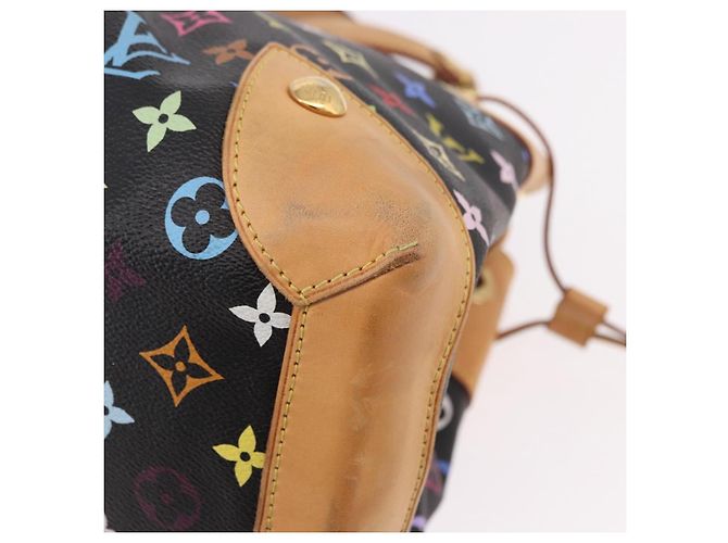 LOUIS VUITTON Borsa Tote Ursula Monogram Multicolor Black M40124 LV Auth ka5202V Nero - vista 11