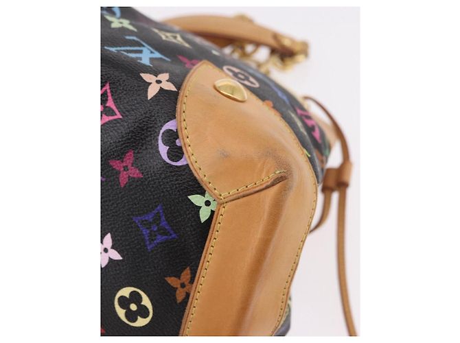 LOUIS VUITTON Borsa Tote Ursula Monogram Multicolor Black M40124 LV Auth ka5202V Nero - vista 13
