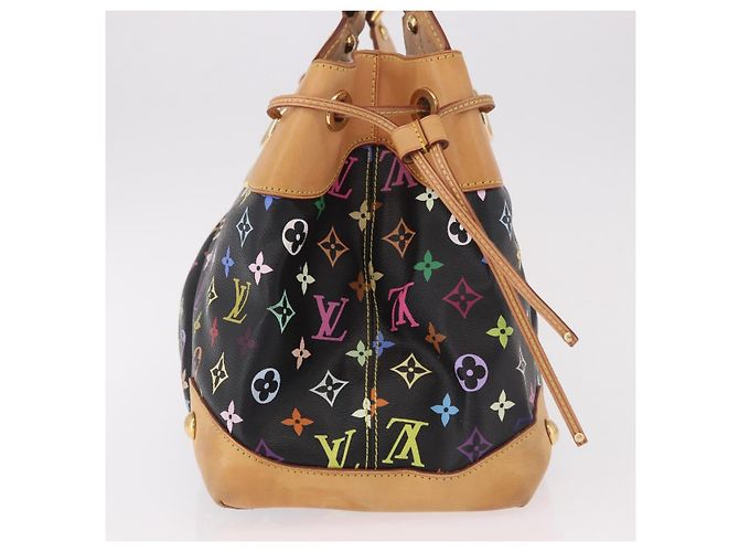 LOUIS VUITTON Borsa Tote Ursula Monogram Multicolor Black M40124 LV Auth ka5202V Nero - vista 4