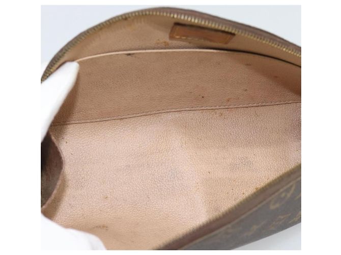LOUIS VUITTON Monogram Trousse Demi Ronde Cosmetic Pouch M47520 LV Auth BA13889 Monogramma - vista 10
