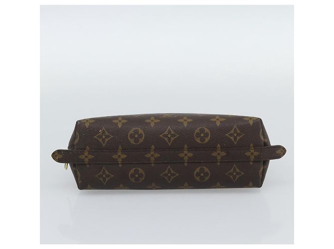 LOUIS VUITTON Monogram Trousse Demi Ronde Cosmetic Pouch M47520 LV Auth BA13889 Monogramma - vista 6