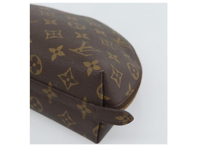 LOUIS VUITTON Monogram Trousse Demi Ronde Cosmetic Pouch M47520 LV Auth BA13889 Monogramma - vista 7
