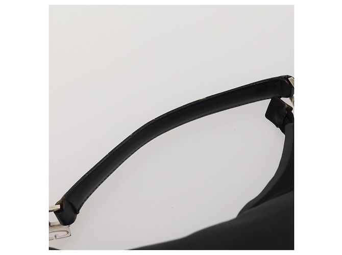 Borsa a Spalla GUCCI Bamboo Nylon 2 Set Black Auth 187896 Nero - vista 15