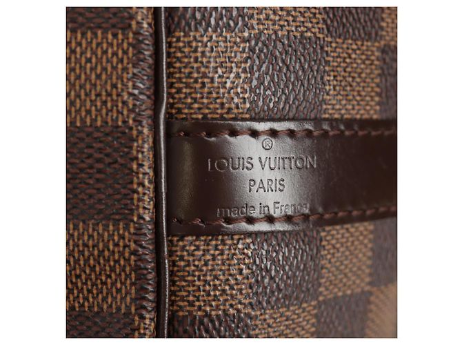 LOUIS VUITTON Damier Ebene Speedy Bandouliere 35 Hand Bag N41366 Auth 188496SAV - vista 20