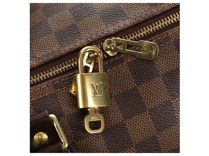LOUIS VUITTON Damier Ebene Speedy Bandouliere 35 Hand Bag N41366 Auth 188496SAV - vista 22