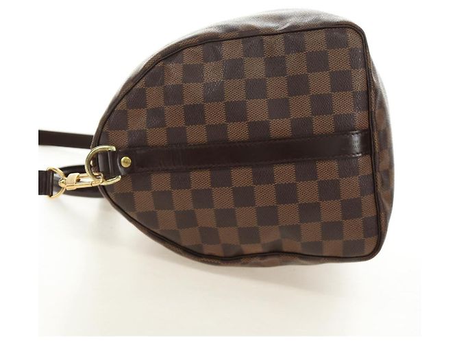 LOUIS VUITTON Damier Ebene Speedy Bandouliere 35 Hand Bag N41366 Auth 188496SAV - vista 3
