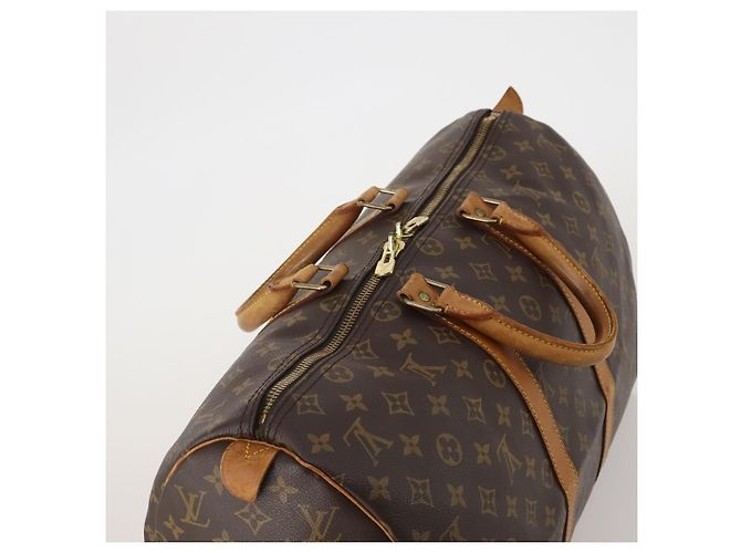 LOUIS VUITTON Borsa Boston Monogram Keepall 45 M41428 LV Auth 189744 Monogramma - vista 6