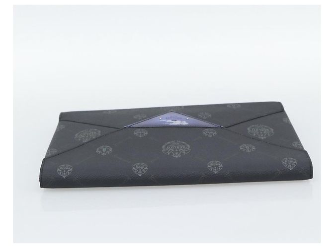 Clutch Berluti in PVC Nero Argento Auth BA13162 - vista 6