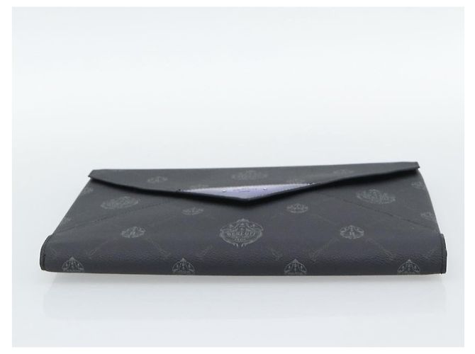 Clutch Berluti in PVC Nero Argento Auth BA13162 - vista 7