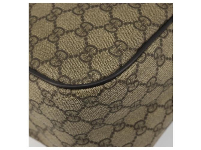 Borsa a Spalla GUCCI GG Supreme PVC Beige Oro 211107 Auth BA13796A D'oro - vista 13