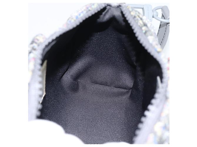 LOUIS VUITTON Borsa Monogram Felt Keepall XS Grigio Rosa M80821 Auth 191687SAM Marrone - vista 20