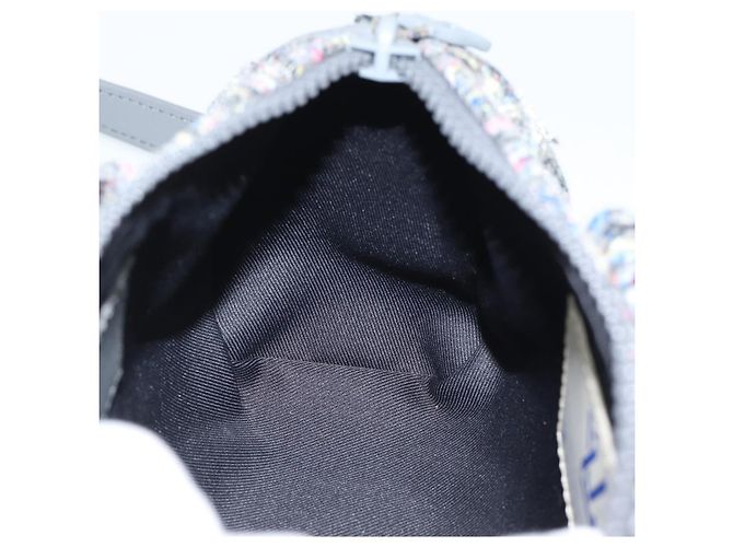 LOUIS VUITTON Borsa Monogram Felt Keepall XS Grigio Rosa M80821 Auth 191687SAM Marrone - vista 21